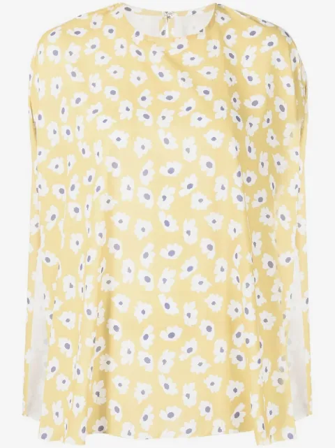 Bambah top tipo túnica con estampado de margaritas