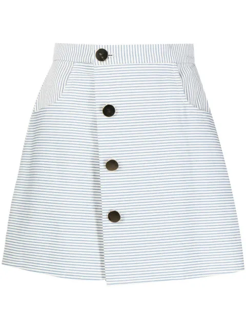 Bambah pinstripe-print skirt
