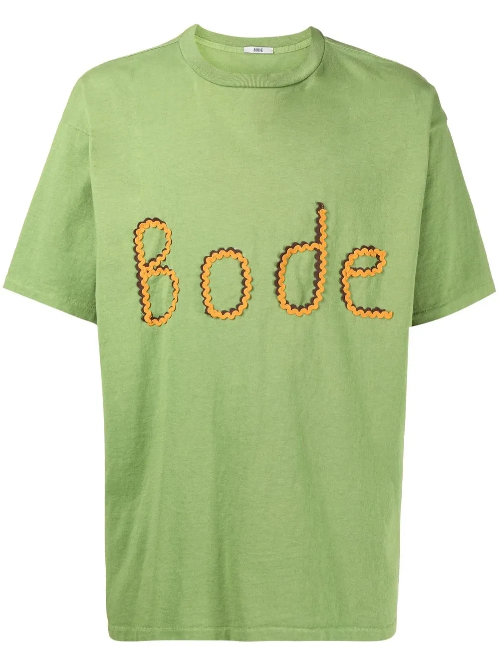 

BODE logo-detail short-sleeved T-shirt - Green