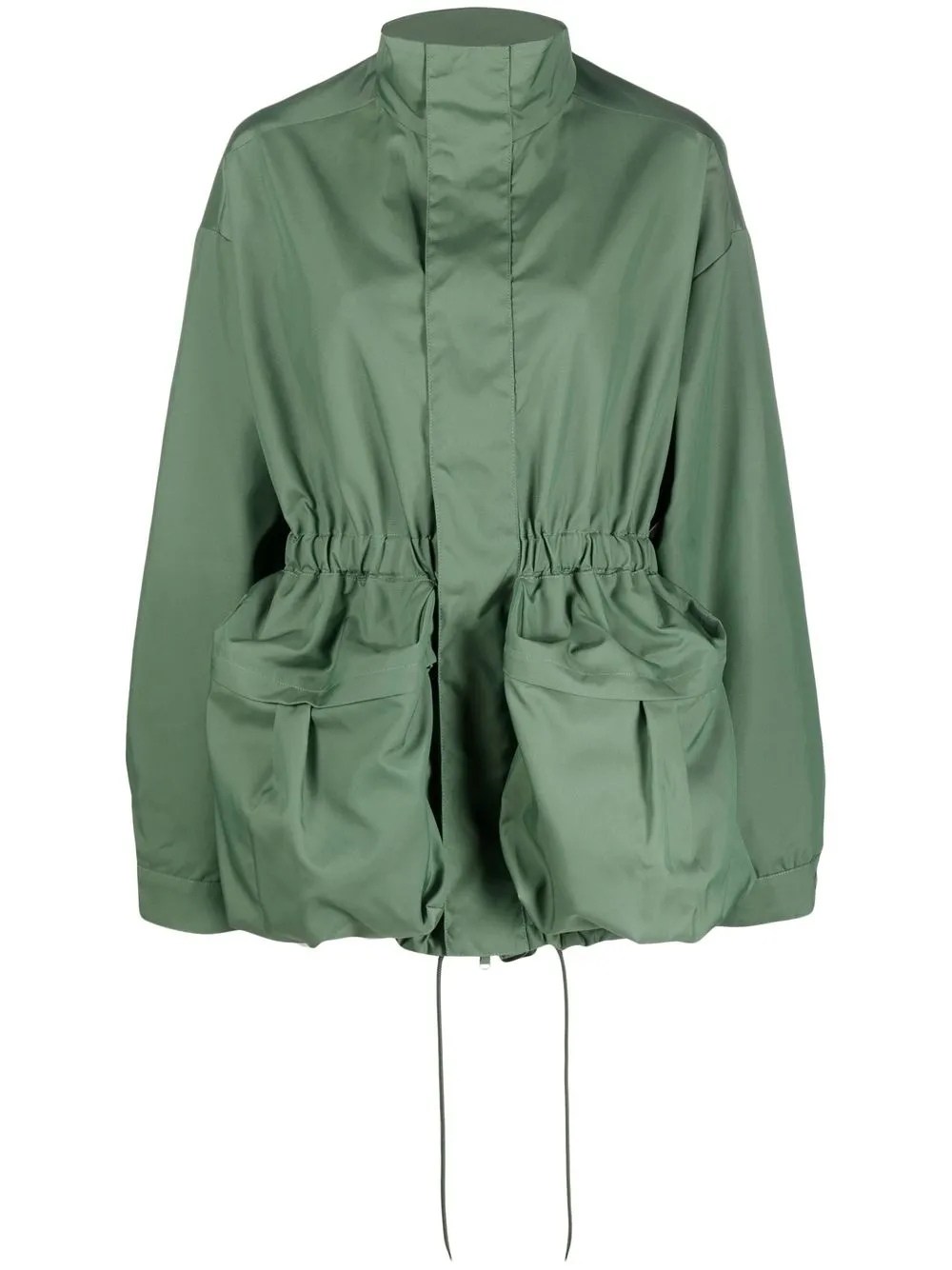 

WARDROBE.NYC drawstring-waist parka coat - Green