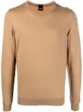 BOSS crew neck pullover sweater - Neutrals