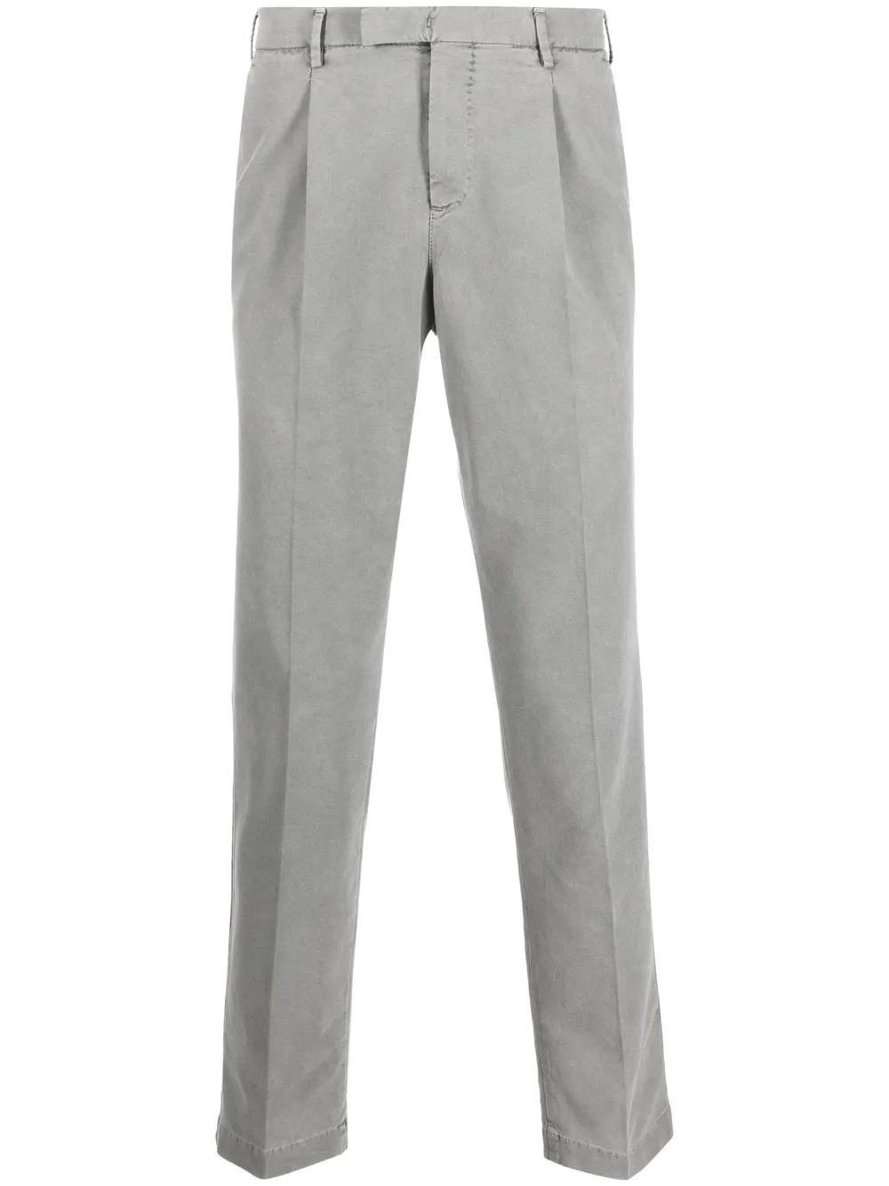 

PT Torino straight-leg cotton-lyocell trousers - Grey