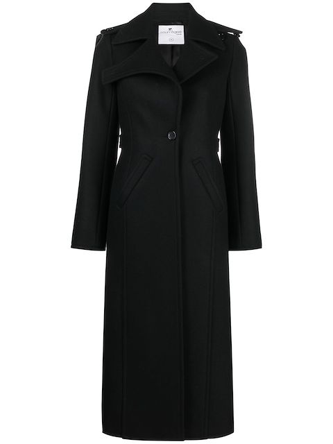 Courrèges single-breasted belted coat