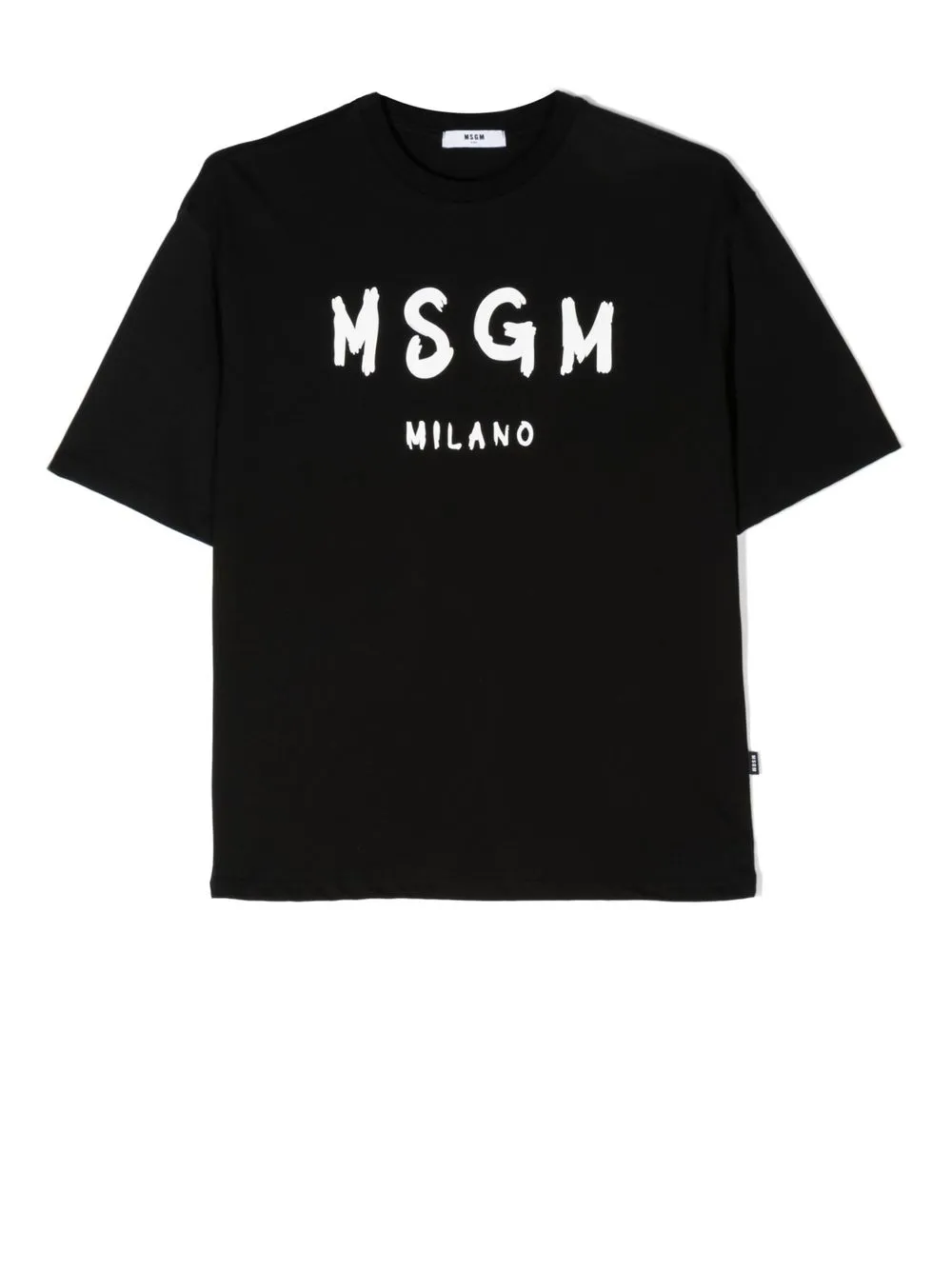 

MSGM Kids TEEN logo-print T-shirt - Black