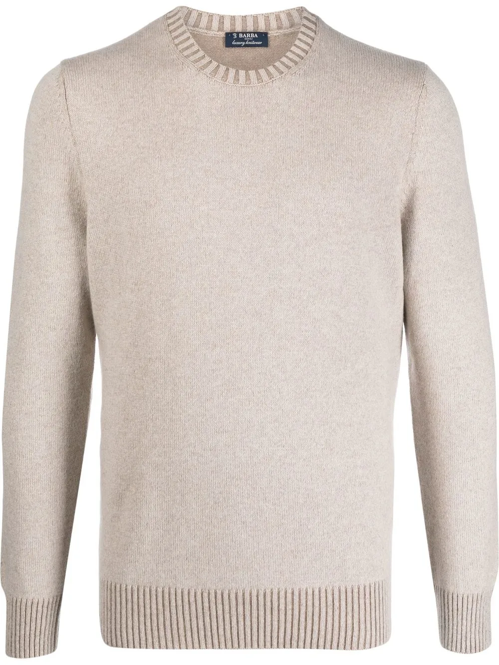 

Barba fine-knit cashmere jumper - Neutrals