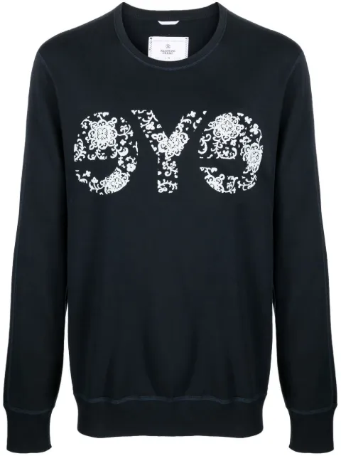 Junya Watanabe MAN Eye text-print sweatshirt