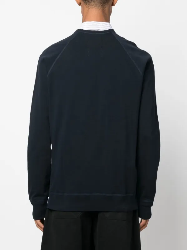 Junya Watanabe MAN Eye text-print Sweatshirt | Blue