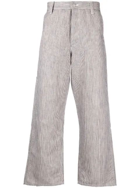 Junya Watanabe MAN pantalones con rayas estampadas