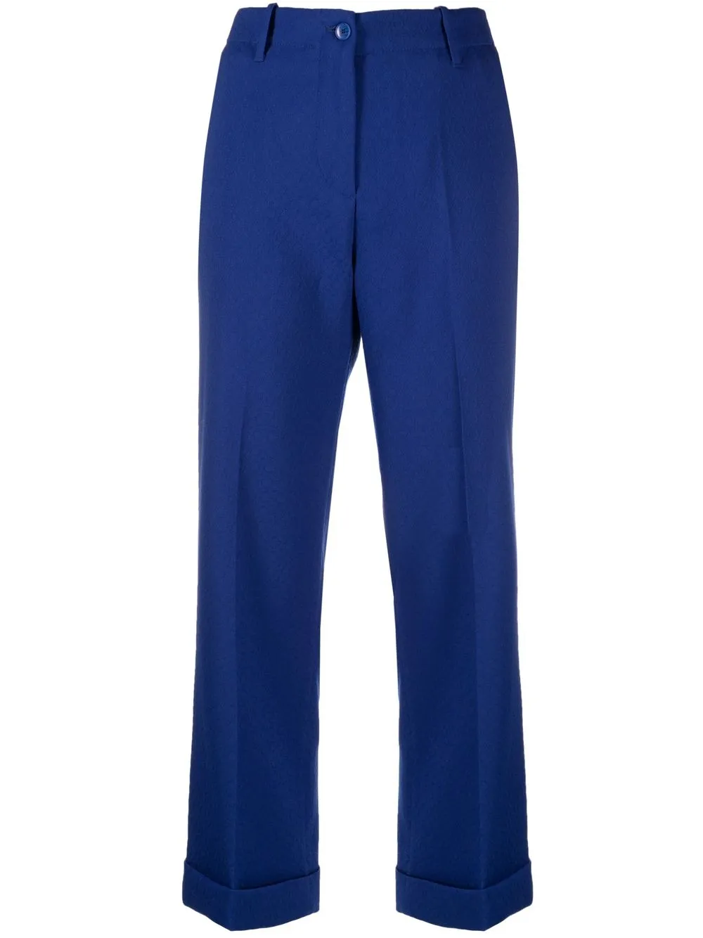 

ETRO high-waist cropped tailored trousers - Blue