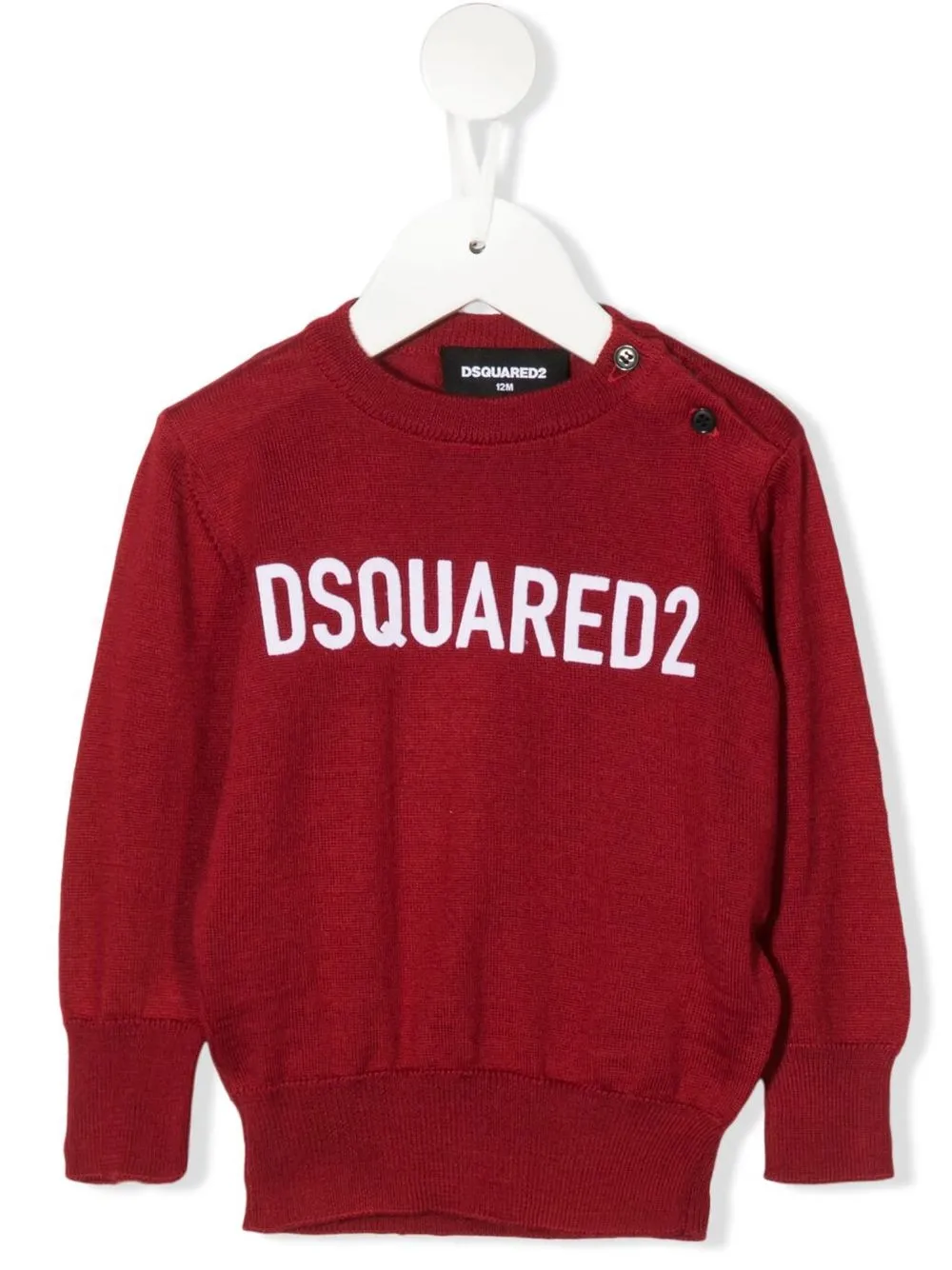 

Dsquared2 Kids suéter con logo estampado - Rojo