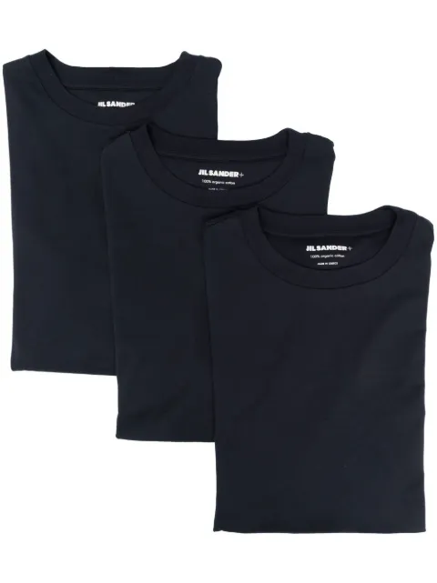 Jil Sander pack de tres playeras con cuello redondo