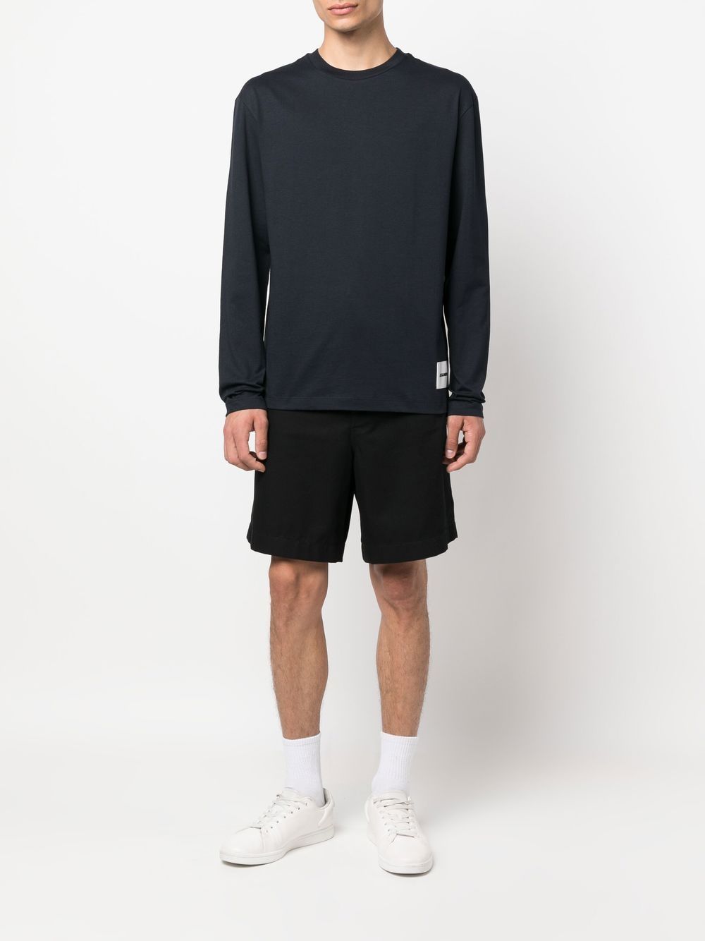 Jil Sander Drie T-shirts met ronde hals - Blauw