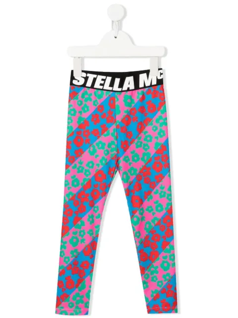 Stella McCartney Kids floral-print leggings