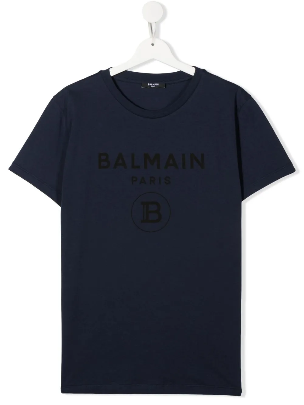 

Balmain Kids logo-print short-sleeve T-shirt - Blue