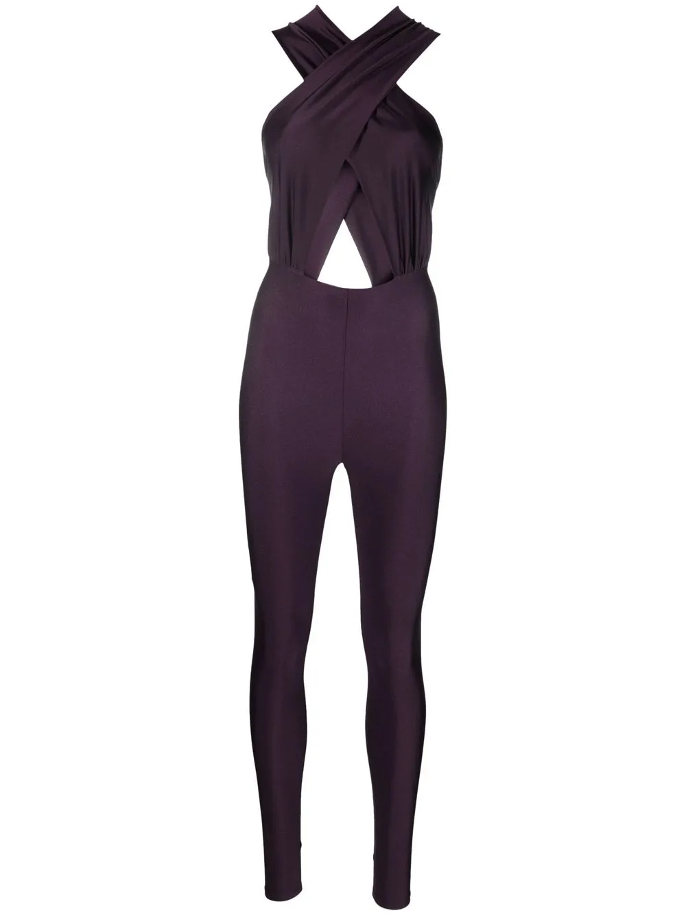 

THE ANDAMANE Hola cut-out jumpsuit - Purple