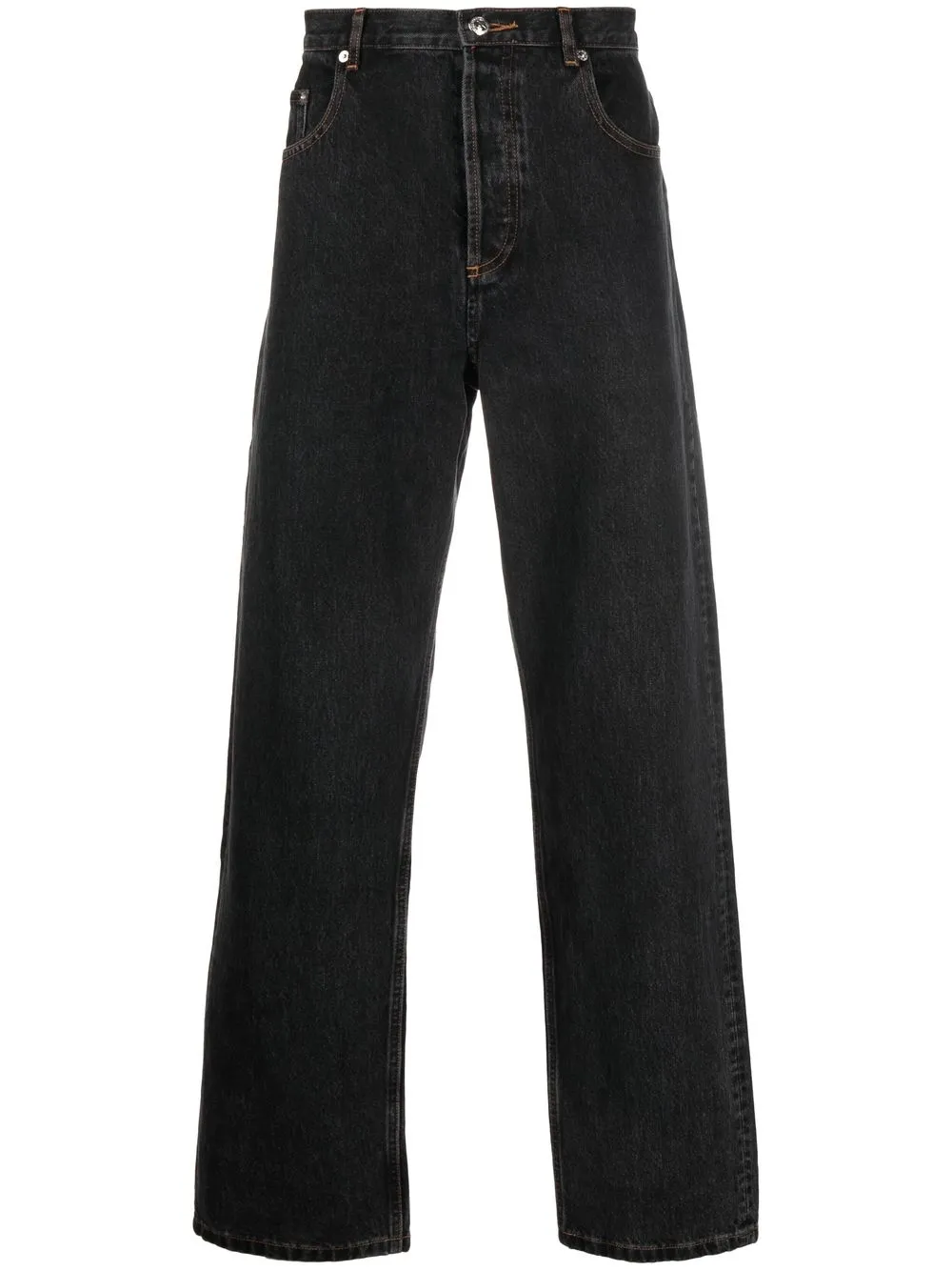 

A.P.C. jeans rectos con bolsillos - Negro