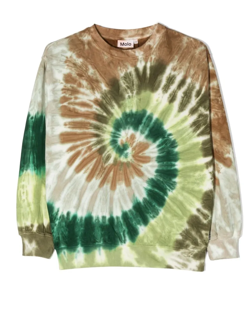 

Molo sudadera con estampado tie-dye - Verde