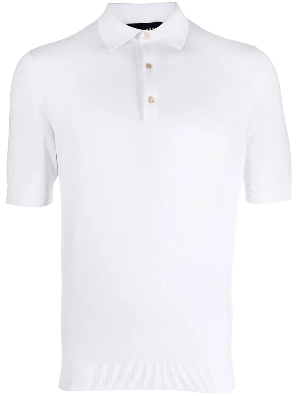 

Lardini playera tipo polo manga corta - Blanco
