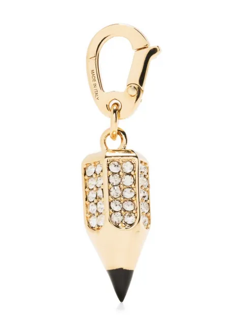 Valentino Garavani crystal-embellished pencil charm