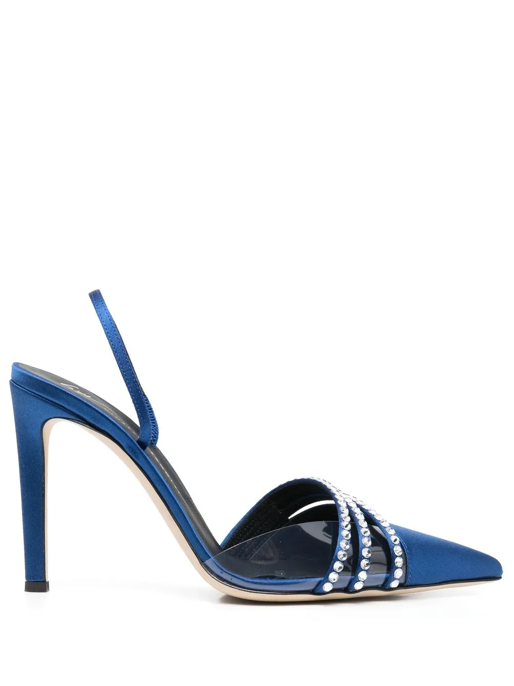 

Giuseppe Zanotti crystal-embellished 110mm pumps - Blue