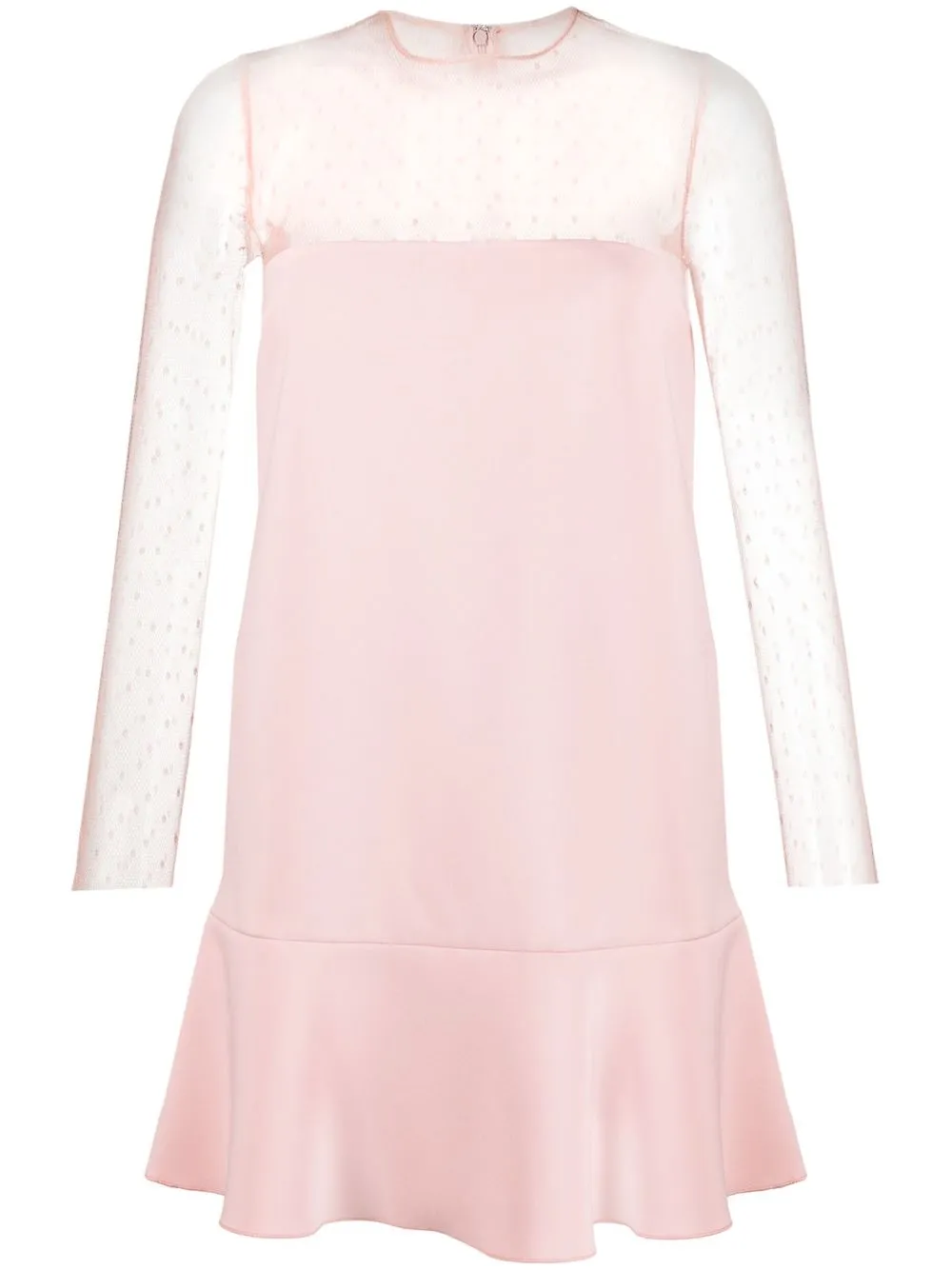 

RED Valentino sheer-panel minidress - Pink