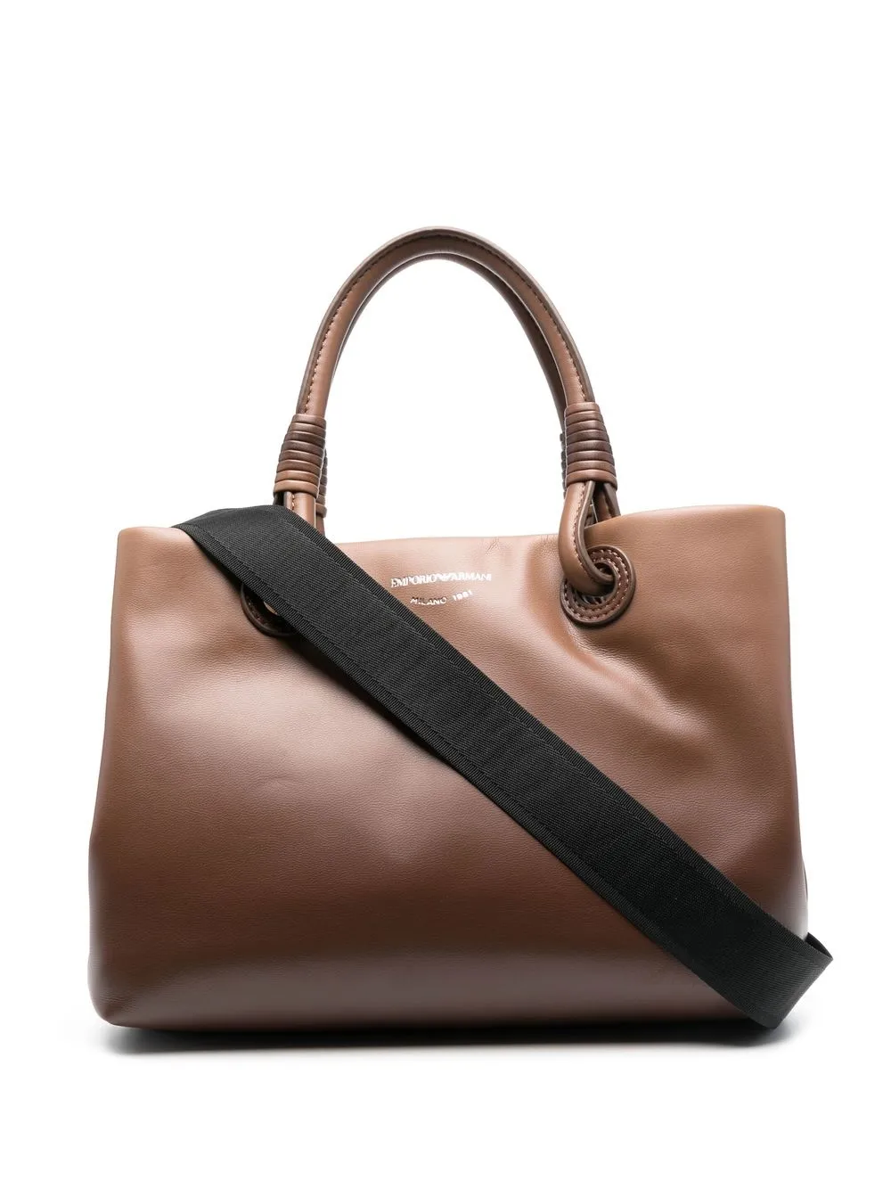 

Emporio Armani tote con efecto sombreado - Marrón