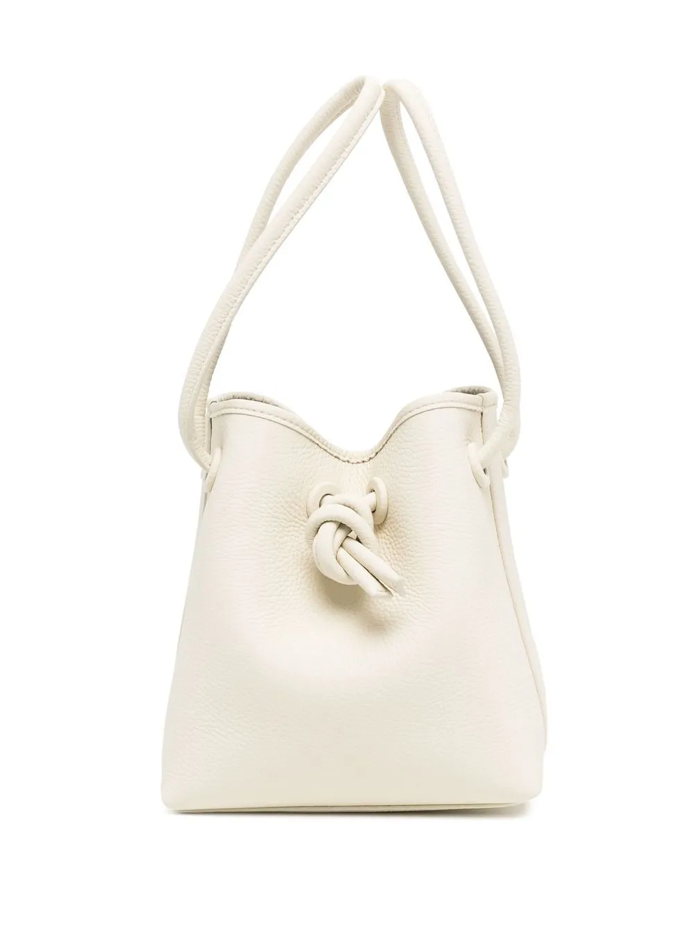 

Vasic Bond leather bucket bag - White