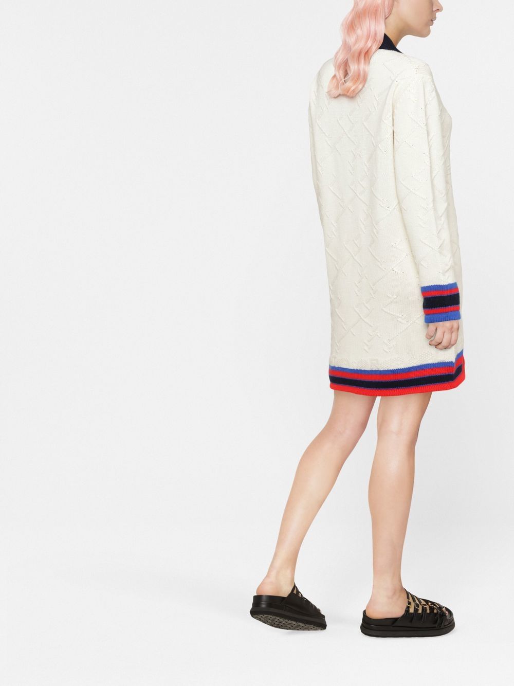 ETRO drawstring-neck knitted dress Women