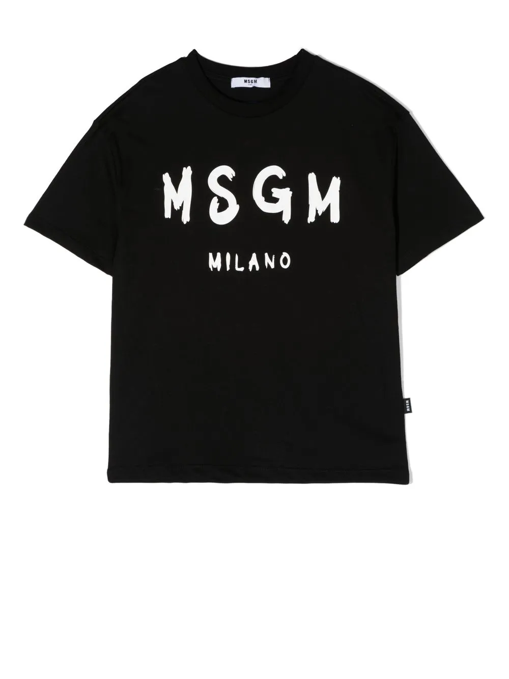 

MSGM Kids logo-print cotton T-shirt - Black