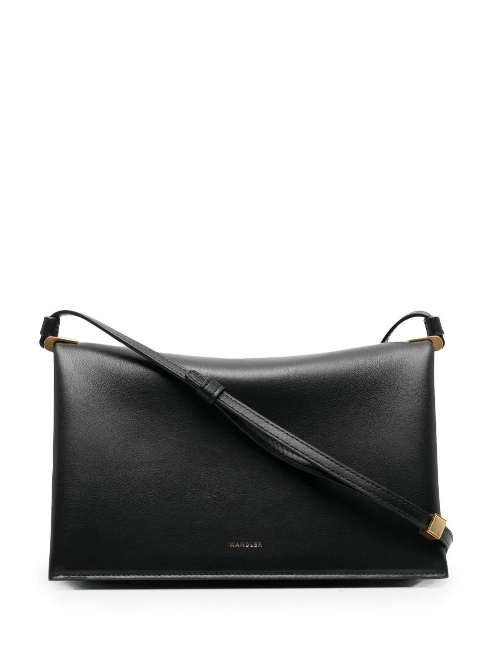 

Wandler engraved-logo leather shoulder bag - Black