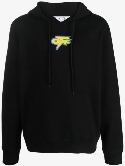 Off-White Arrows-print cotton hoodie