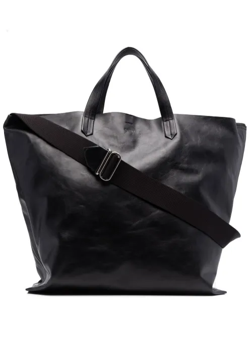 Sac cabas en cuir à logo débossé - Jil Sander - Modalova