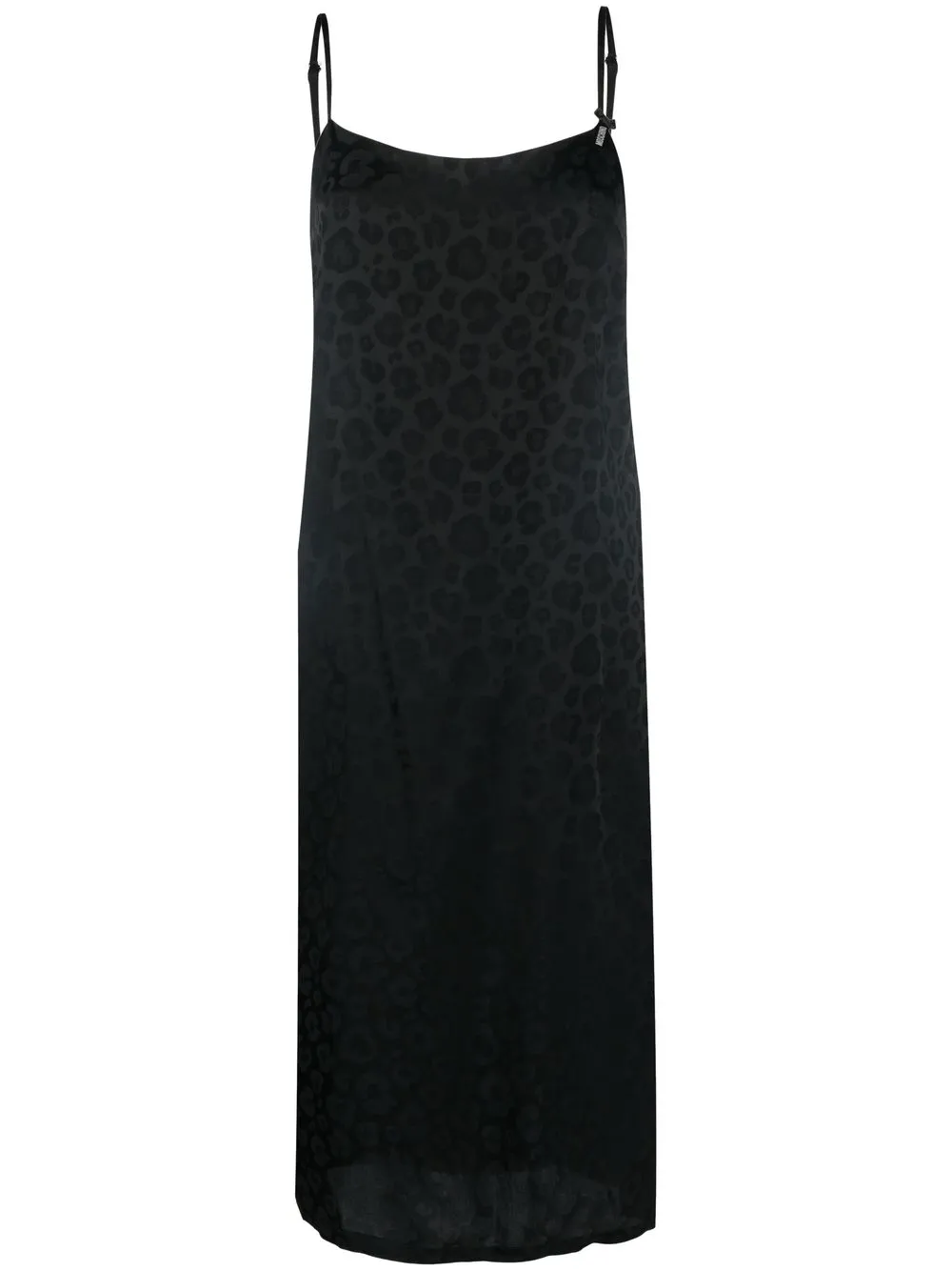 

Moschino leopard-print slip dress - Black