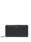 Smythson leather zip-up wallet - Black