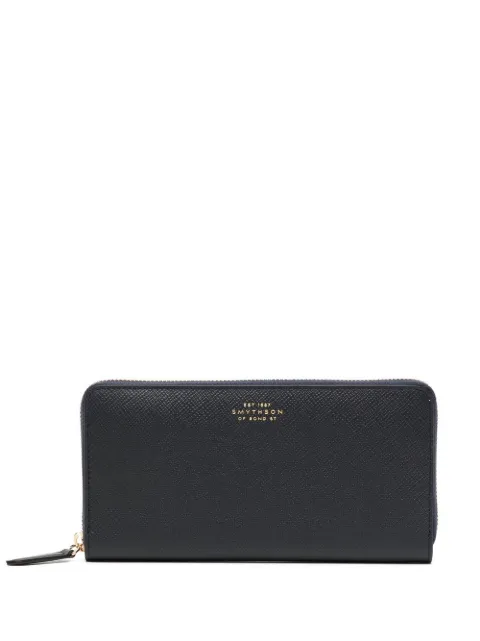 Smythson cartera con cierre