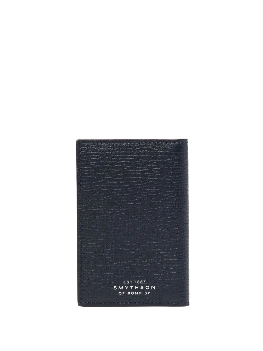 

Smythson tarjetero con logo en relieve - Negro