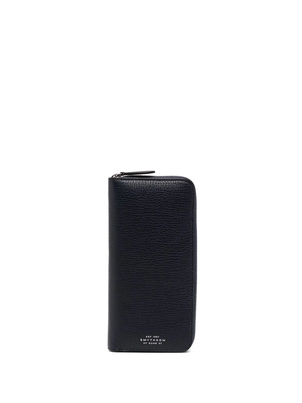 

Smythson zipped leather wallet - Black