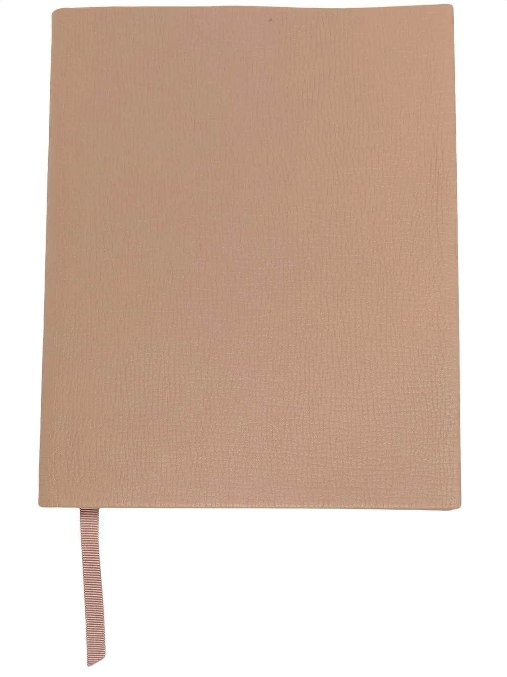 

Smythson pebbled leather notebook - Neutrals