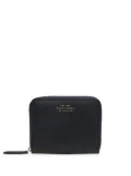 Smythson grained-leather zipped purse - Blue