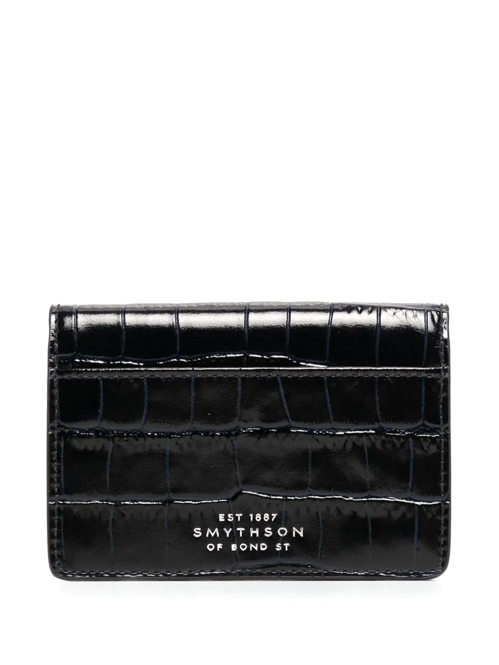 Smythson crocodile-effect cardholder | Men | Image 2