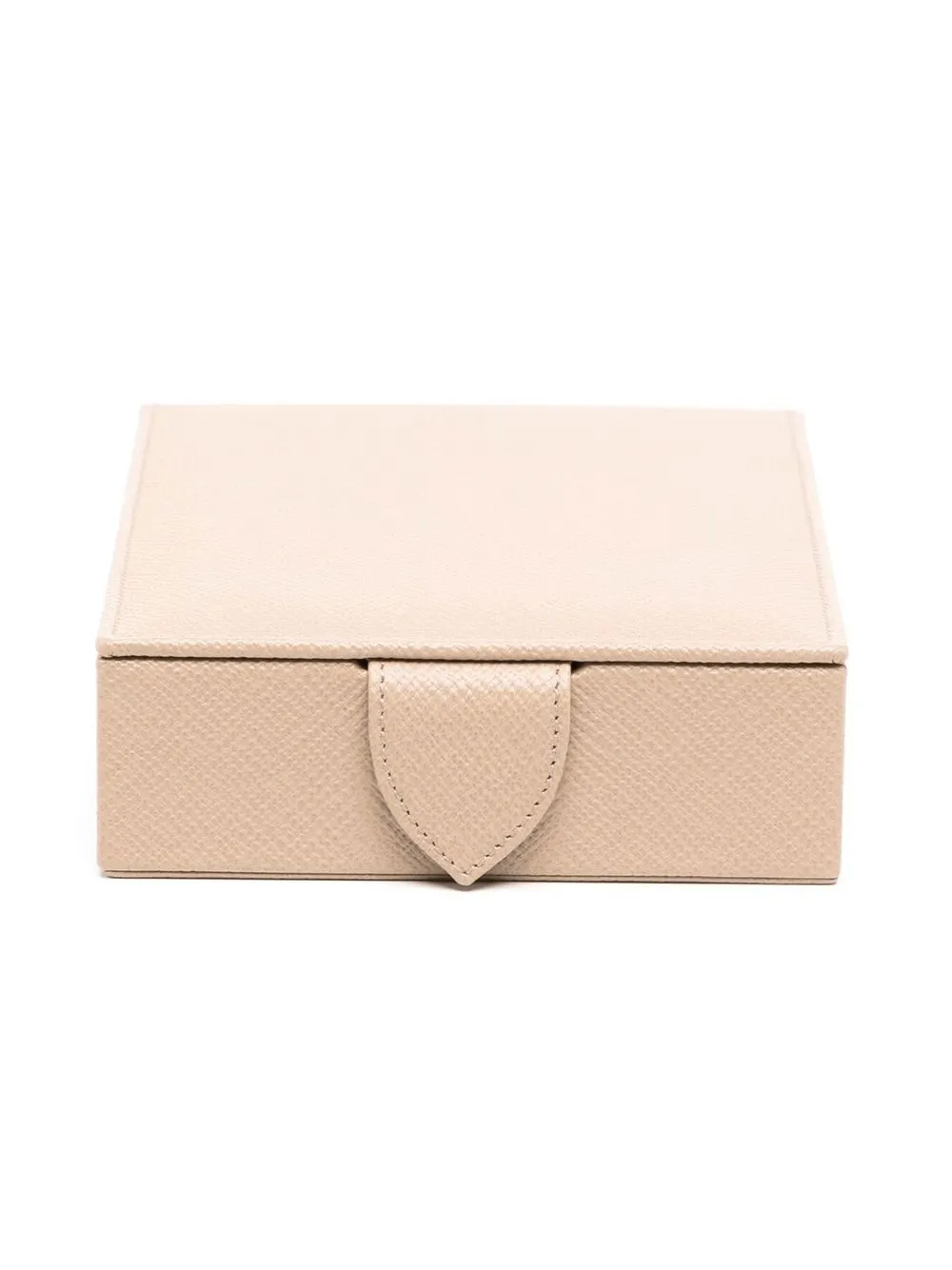 Image 1 of Smythson foldover leather trinket box