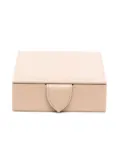 Smythson foldover leather trinket box - Neutrals