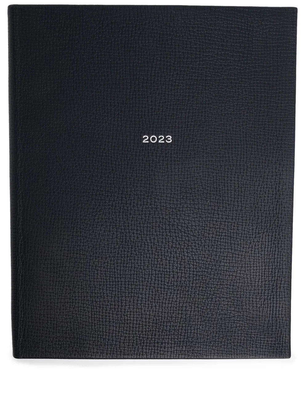 

Smythson grained-leather 2023 diary - Black