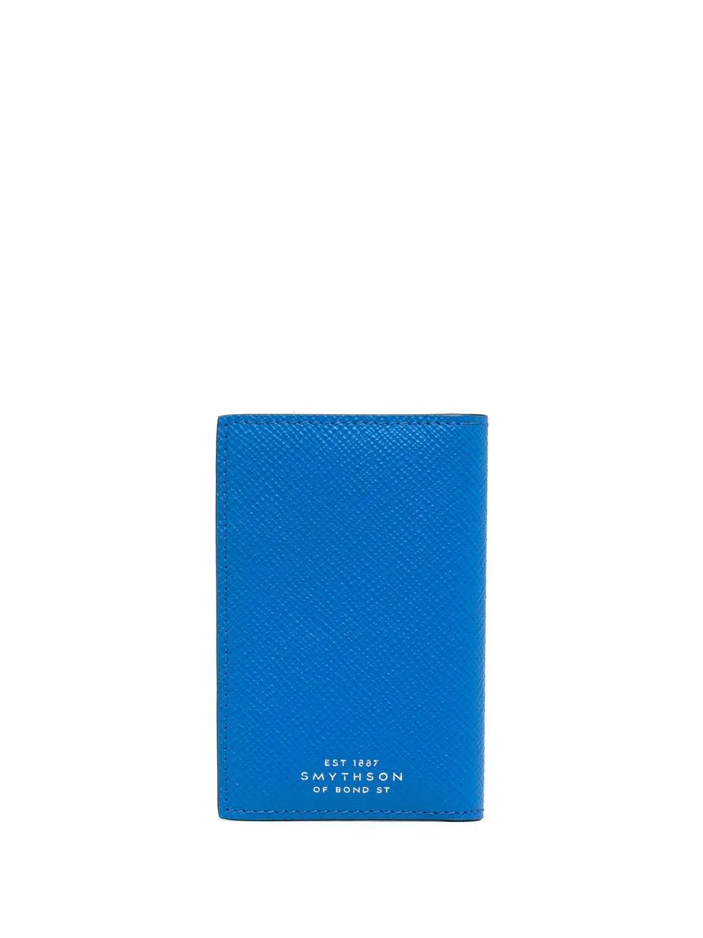 

Smythson tarjetero plegable - Azul