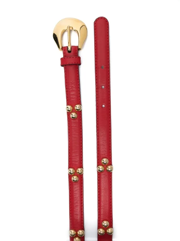 Saint Laurent サンローラン ベルト スタッズ Saint Laurent Pre-Owned 1980s スタースタッズ ベルト | ブルー