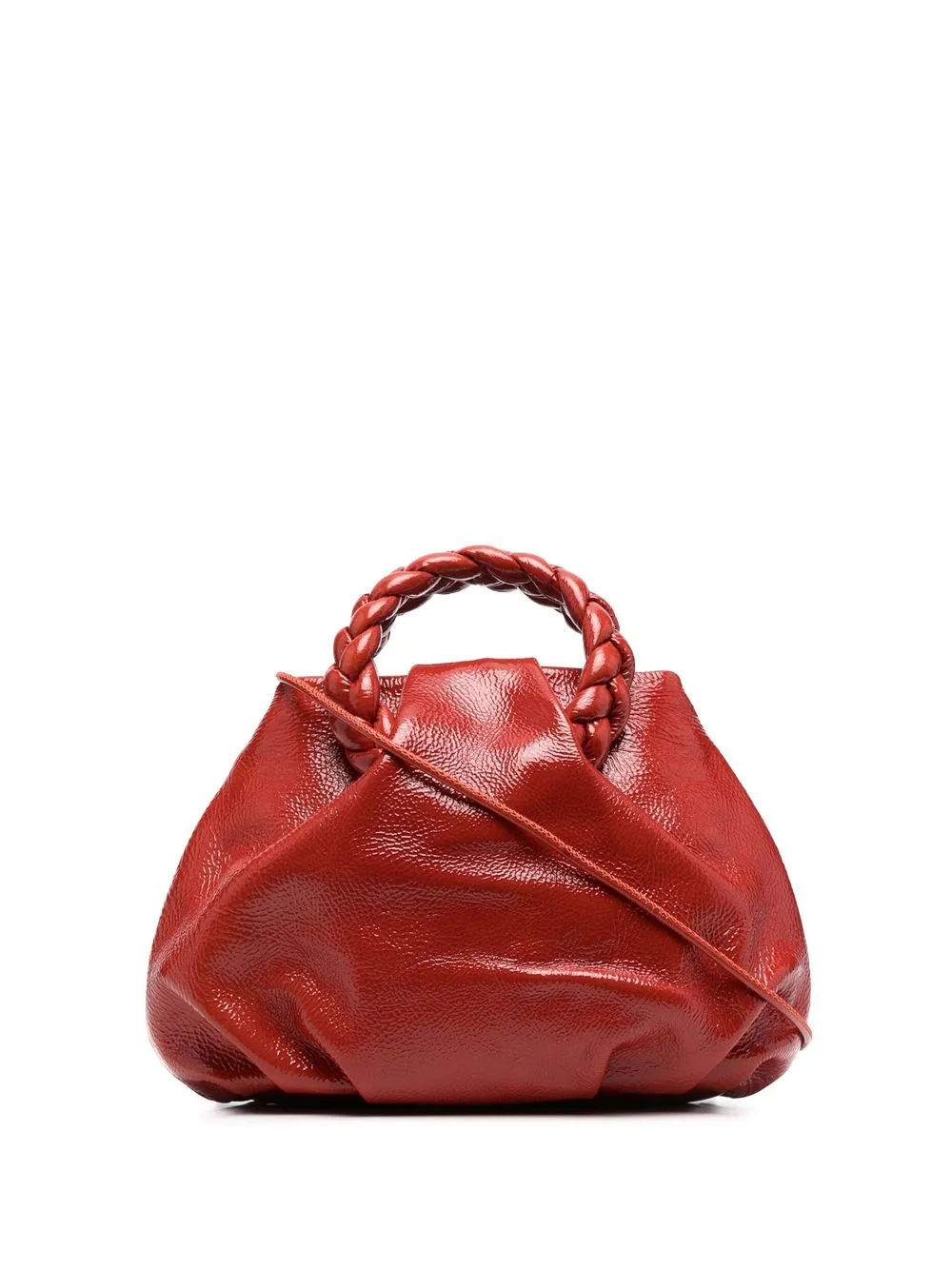 

Hereu braided-strap leather tote bag - Red