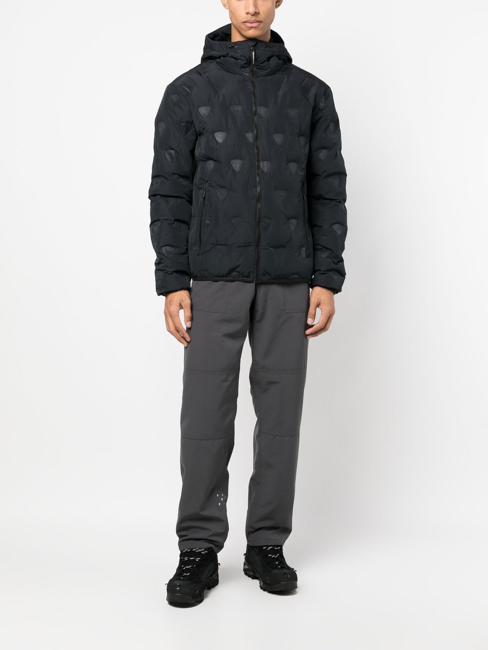 Shop Rossignol Welded Quiltshield Jacket In 黑色