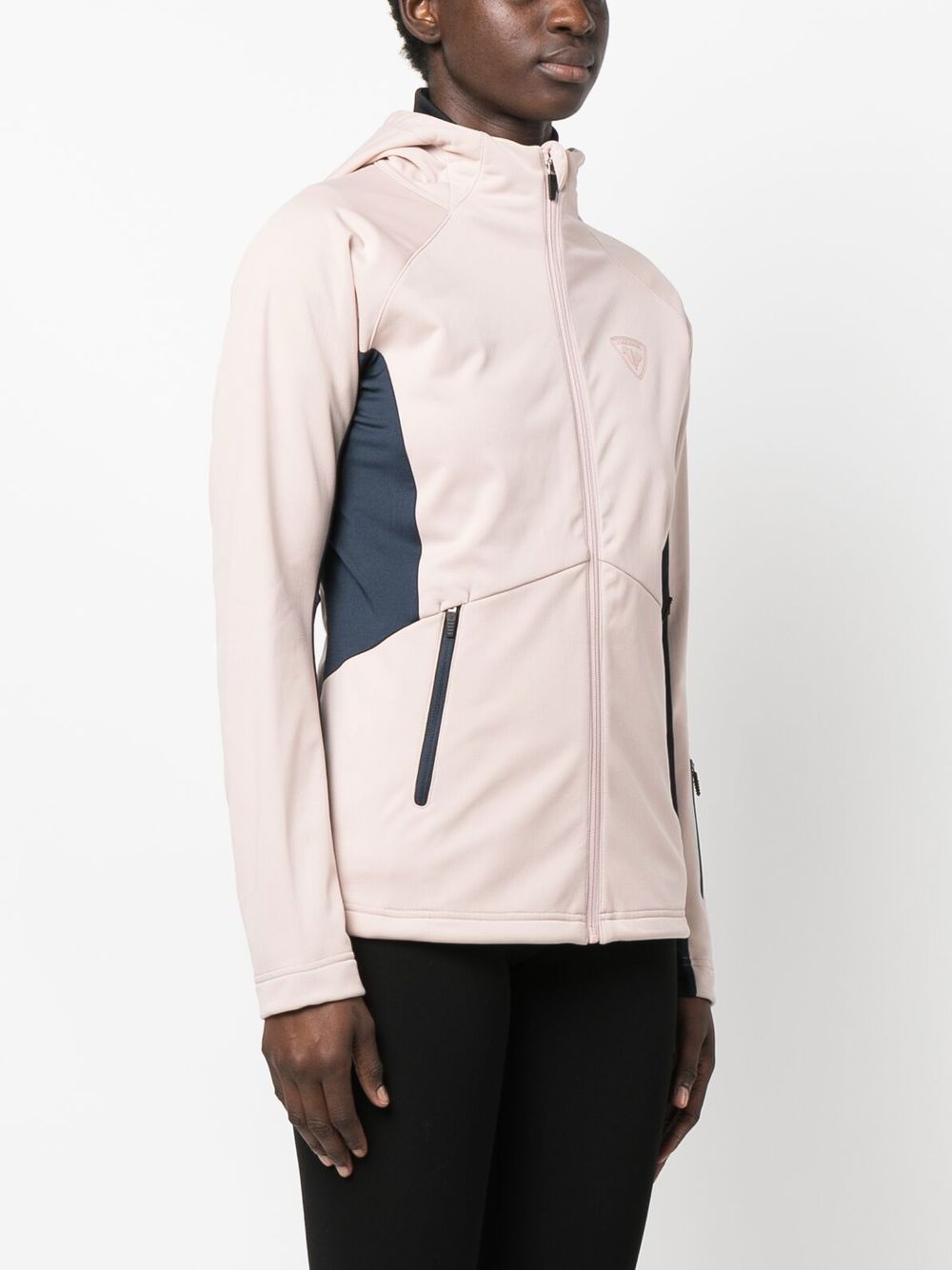 Shop Rossignol Soft Shell Hooded Jacket In Neutrals