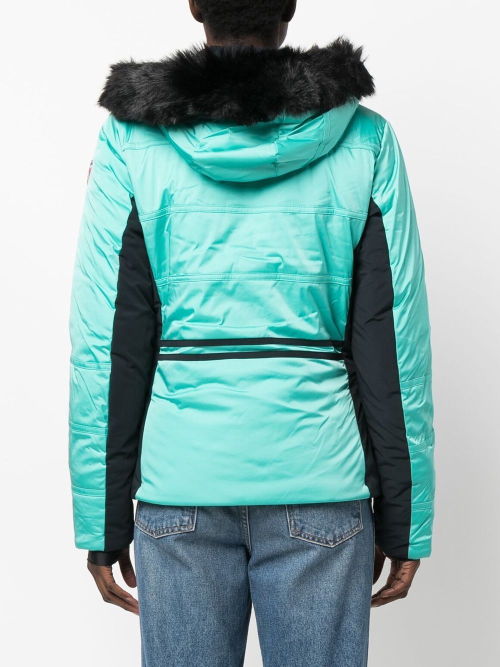 Shop Rossignol Roc Hooded Ski Jacket In 绿色