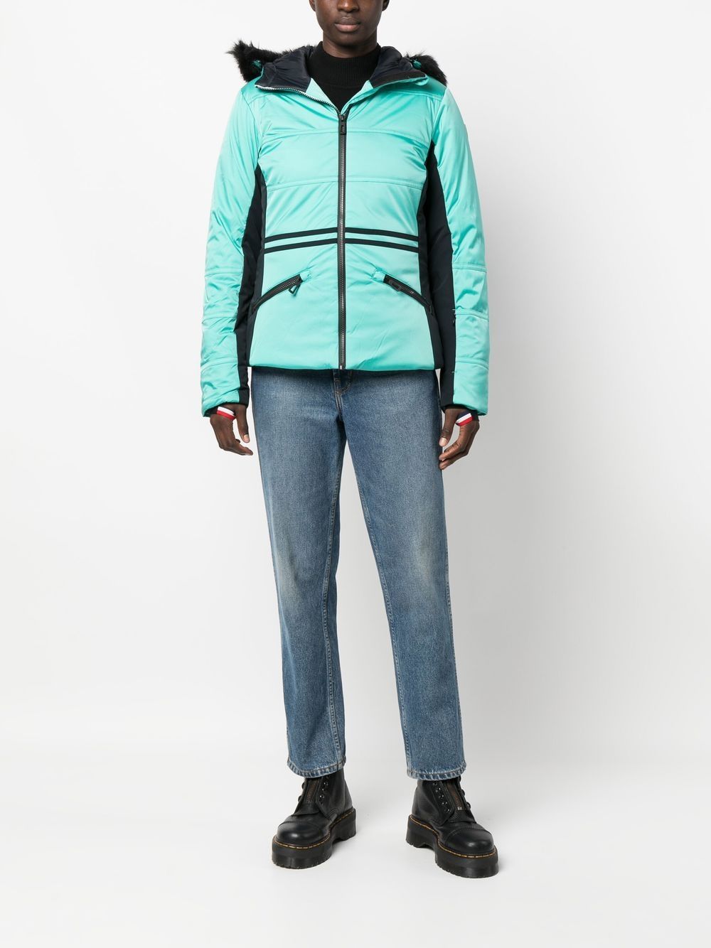 Shop Rossignol Roc Hooded Ski Jacket In 绿色